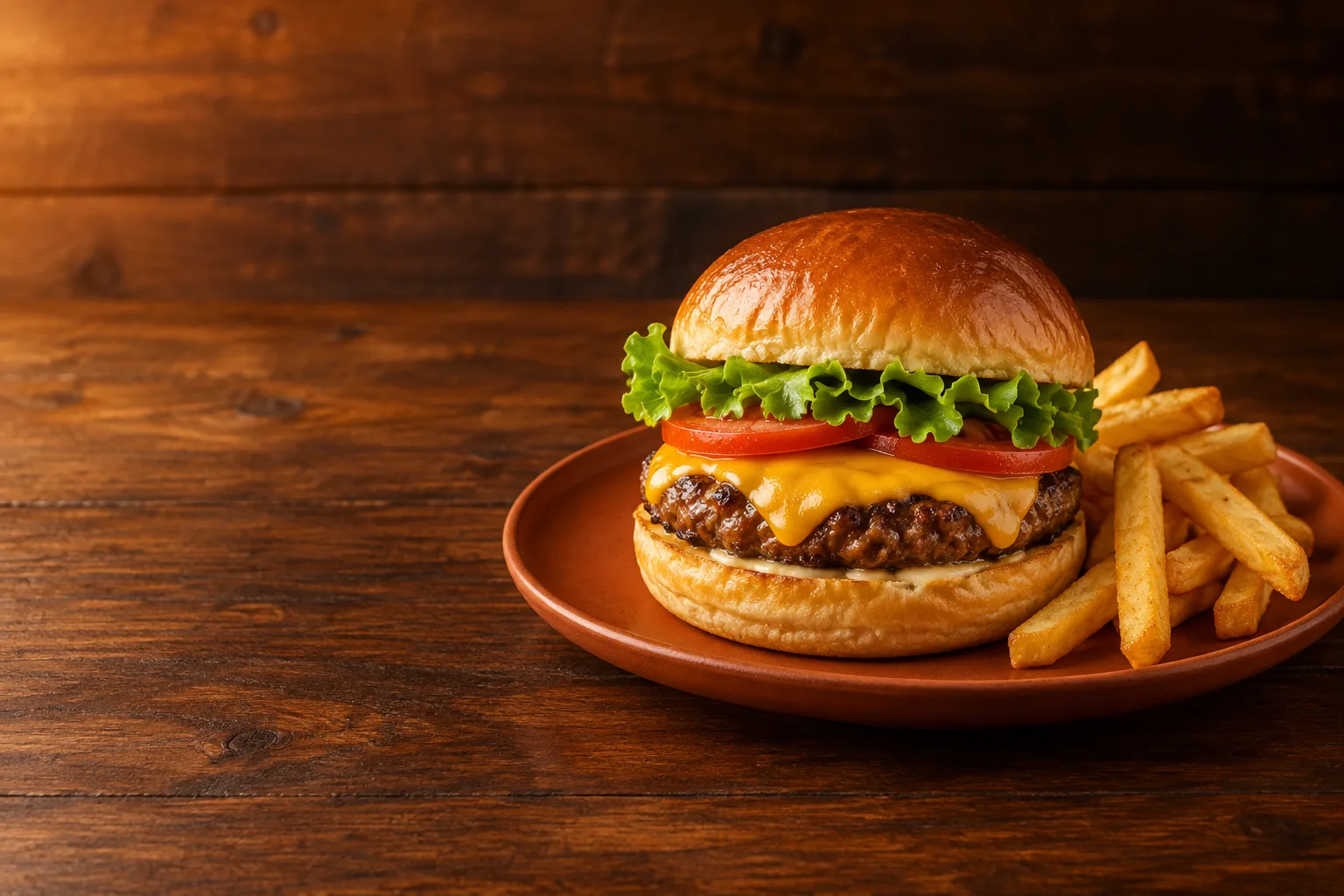 Hambúrgueres da loja de exemplo Brasa Burger